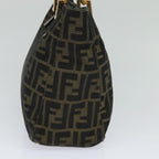 FENDI Zucca Canvas Hand Bag Brownbs22272
