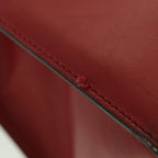 CELINE Shoulder Bag Leather Red  4297