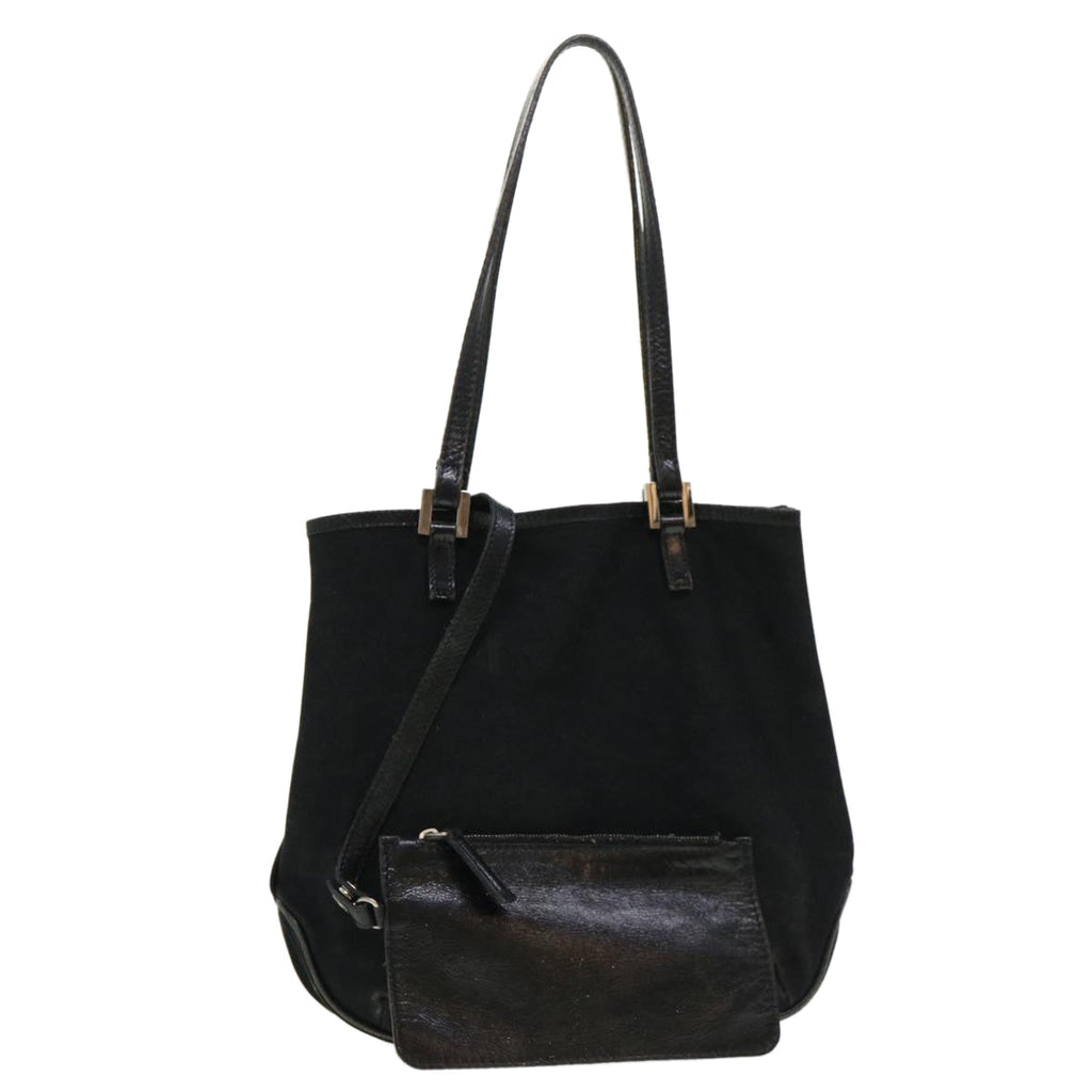 FENDI Tote Bag Nylon Black  bs4673