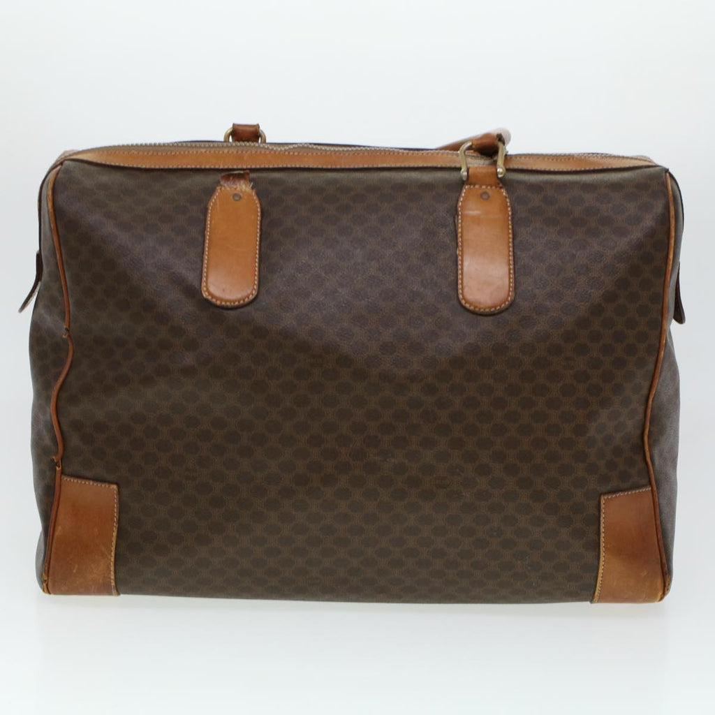 CELINE Macadam Canvas Hand Bag Boston Bag PVC Leather 3Set Beige  5171