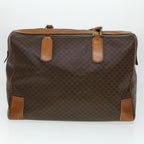 CELINE Macadam Canvas Hand Bag Boston Bag PVC Leather 3Set Beige  5171