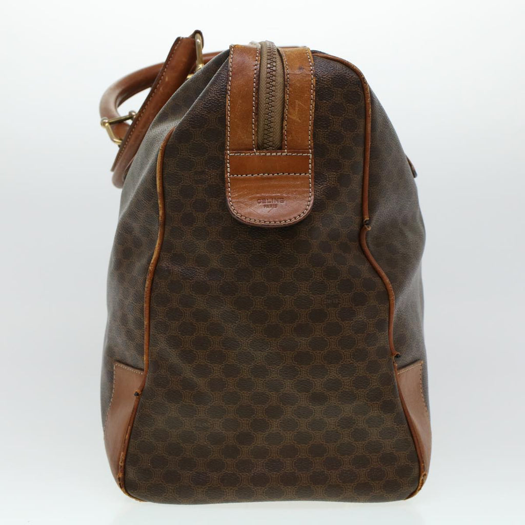 CELINE Macadam Canvas Hand Bag Boston Bag PVC Leather 3Set Beige  5171