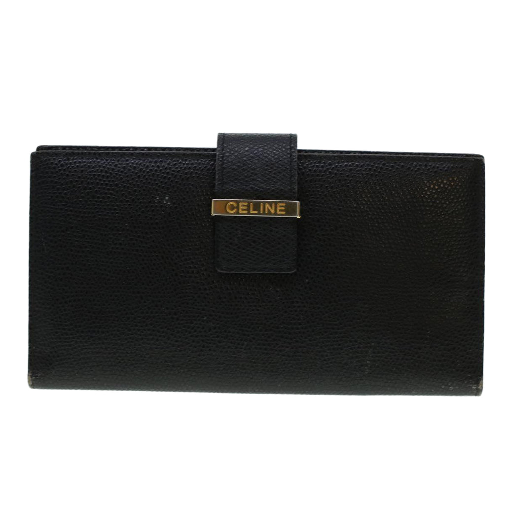 CELINE Macadam Canvas Wallet PVC Leather 3Set Brown Black  5381