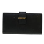 CELINE Macadam Canvas Wallet PVC Leather 3Set Brown Black  5381