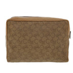 CELINE C Macadam Canvas Clutch Bag Beige  5459