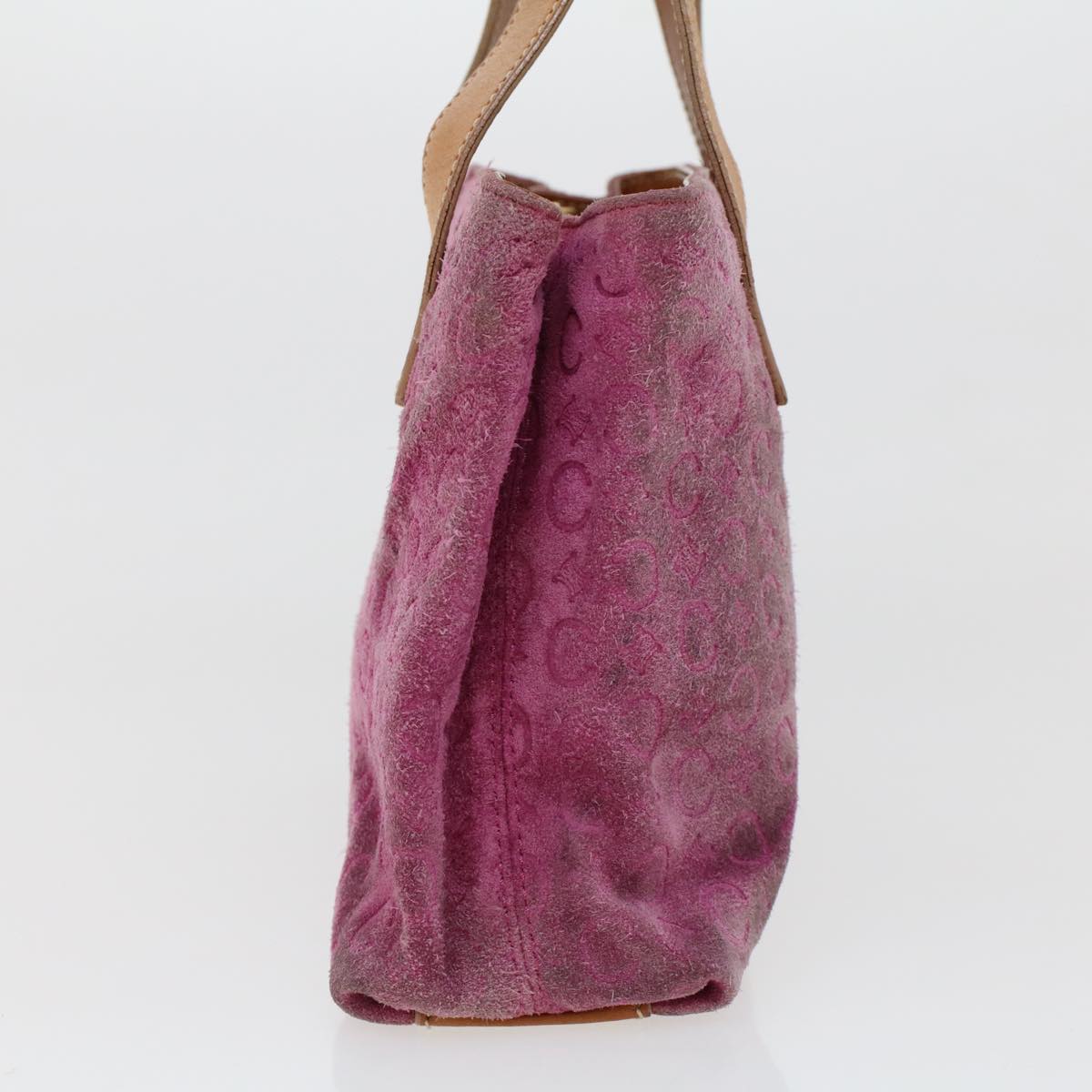 CELINE C Macadam Canvas Hand Bag Pink  5460