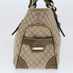 CELINE Macadam Canvas Boogie Bag Hand Bag Beige WC-ST-0068  5785