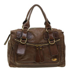 Chloe Tote Bag Leather Brown bs5947
