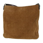 CELINE Macadam Canvas Shoulder Bag Suede PVC Leather 2Set Brown  6014
