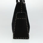 CELINE Hand Bag Suede Black  6034