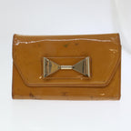Chloe Wallet Enamel Leather 4Set Black Brown bs6293