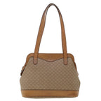 CELINE Macadam Canvas Pouch Shoulder Bag 2Set Beige  6571