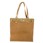CHRISTIAN DIOR Trotter Canvas Tote Bag Beige  bs6841