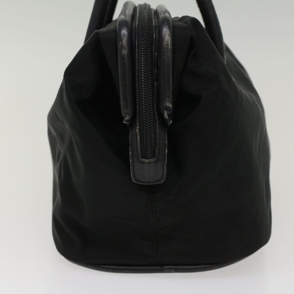 CELINE Shoulder Bag Nylon Black  6872