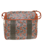 CELINE C Macadam Canvas Shoulder Bag Gray  7140