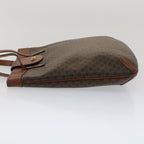 CELINE Macadam Canvas Shoulder Bag PVC Leather Brown  7491