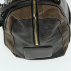 Chloe Shoulder Bag Leather 2way Gray Brown bs7495