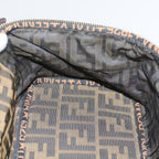 FENDI Zucca Canvas Vanity Cosmetic Pouch Black Brownbs7906