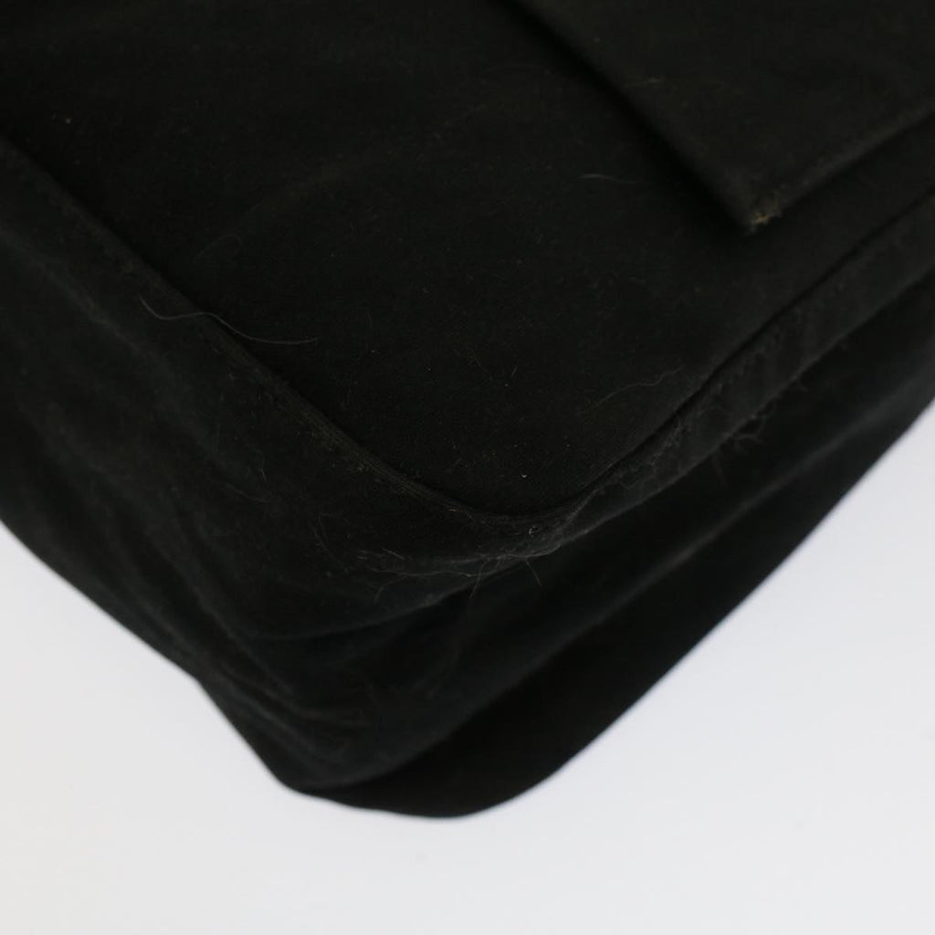 FENDI Mamma Baguette Shoulder Bag Nylon Black 2355 26325 009bs7910