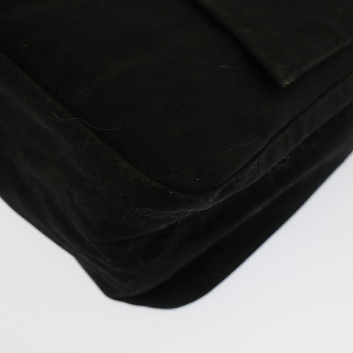 FENDI Mamma Baguette Shoulder Bag Nylon Black 2355 26325 009bs7910