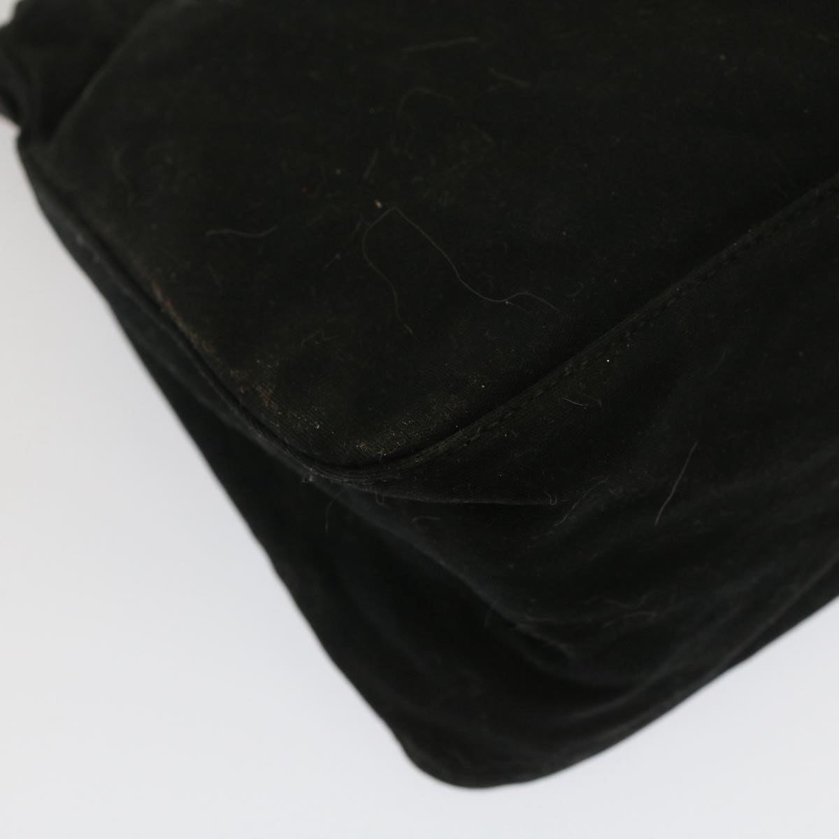 FENDI Mamma Baguette Shoulder Bag Nylon Black 2355 26325 009bs7910