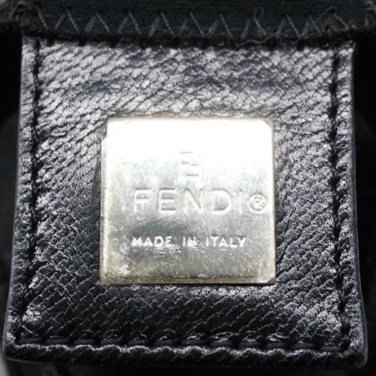 FENDI Mamma Baguette Shoulder Bag Nylon Black 2355 26325 009bs7910