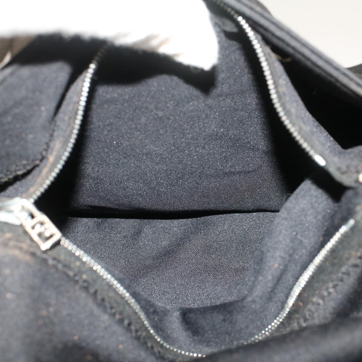 FENDI Mamma Baguette Shoulder Bag Nylon Black 2355 26325 009bs7910