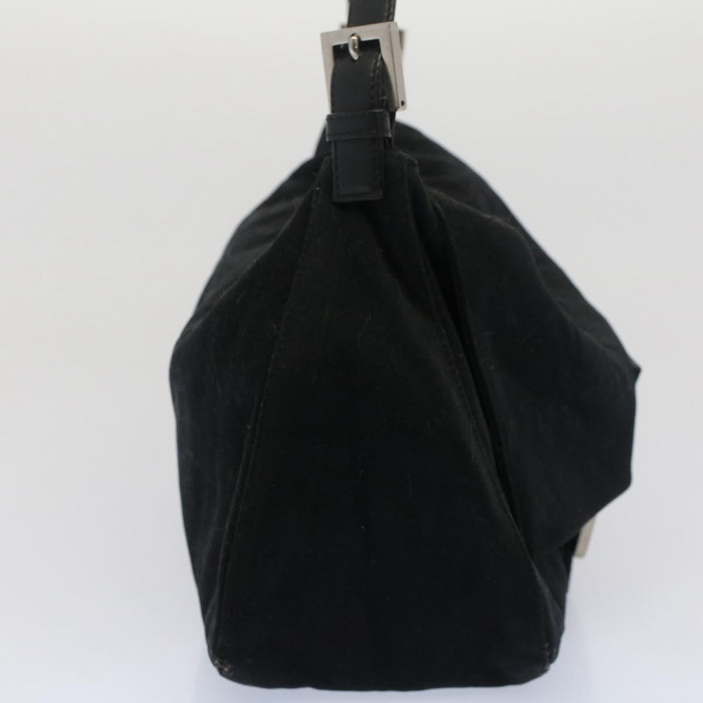FENDI Mamma Baguette Shoulder Bag Nylon Black 2355 26325 009bs7910