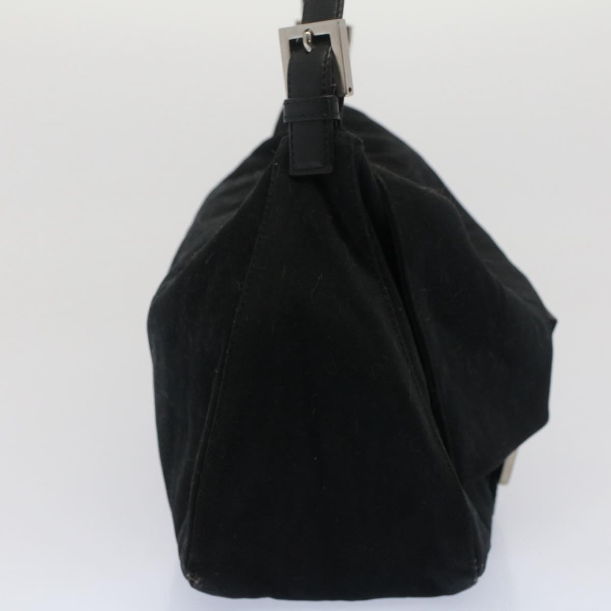 FENDI Mamma Baguette Shoulder Bag Nylon Black 2355 26325 009bs7910