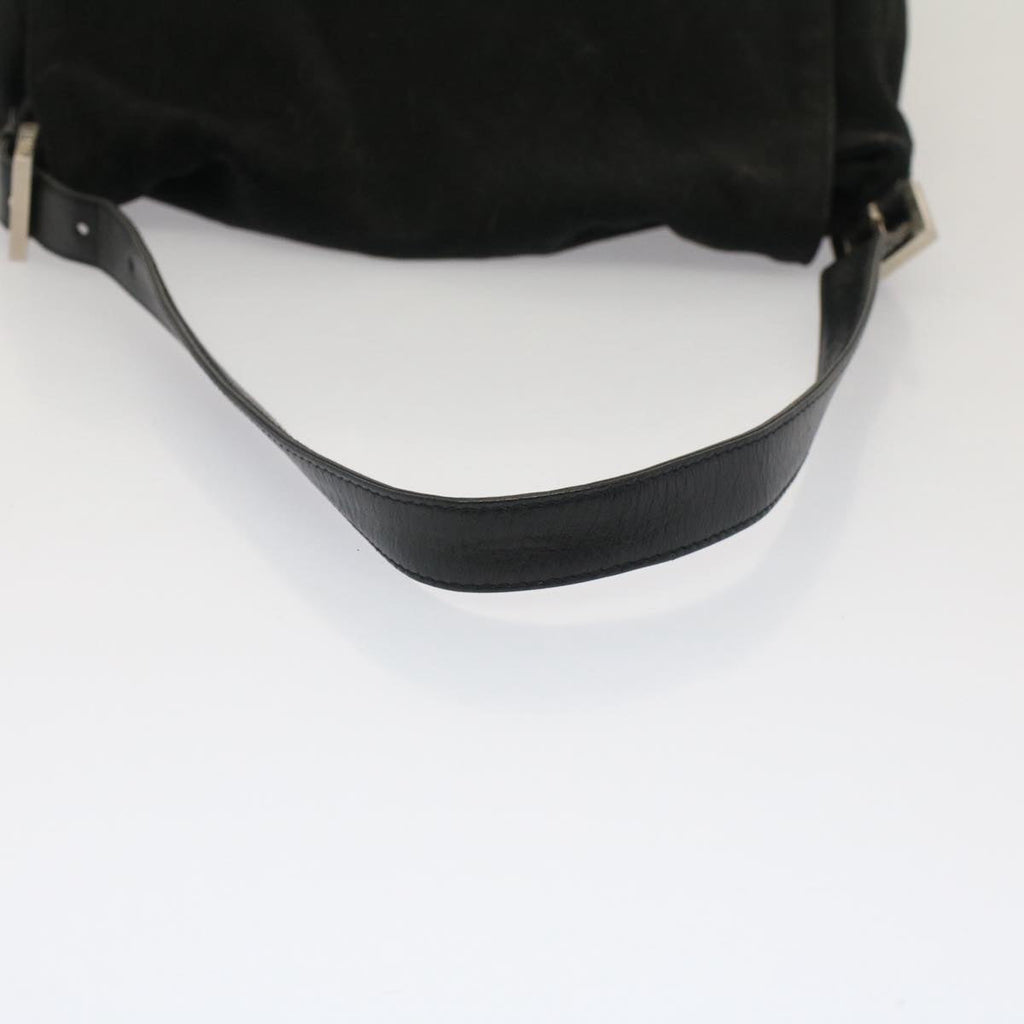 FENDI Mamma Baguette Shoulder Bag Nylon Black 2355 26325 009bs7910