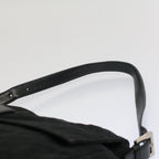 FENDI Mamma Baguette Shoulder Bag Nylon Black 2355 26325 009bs7910