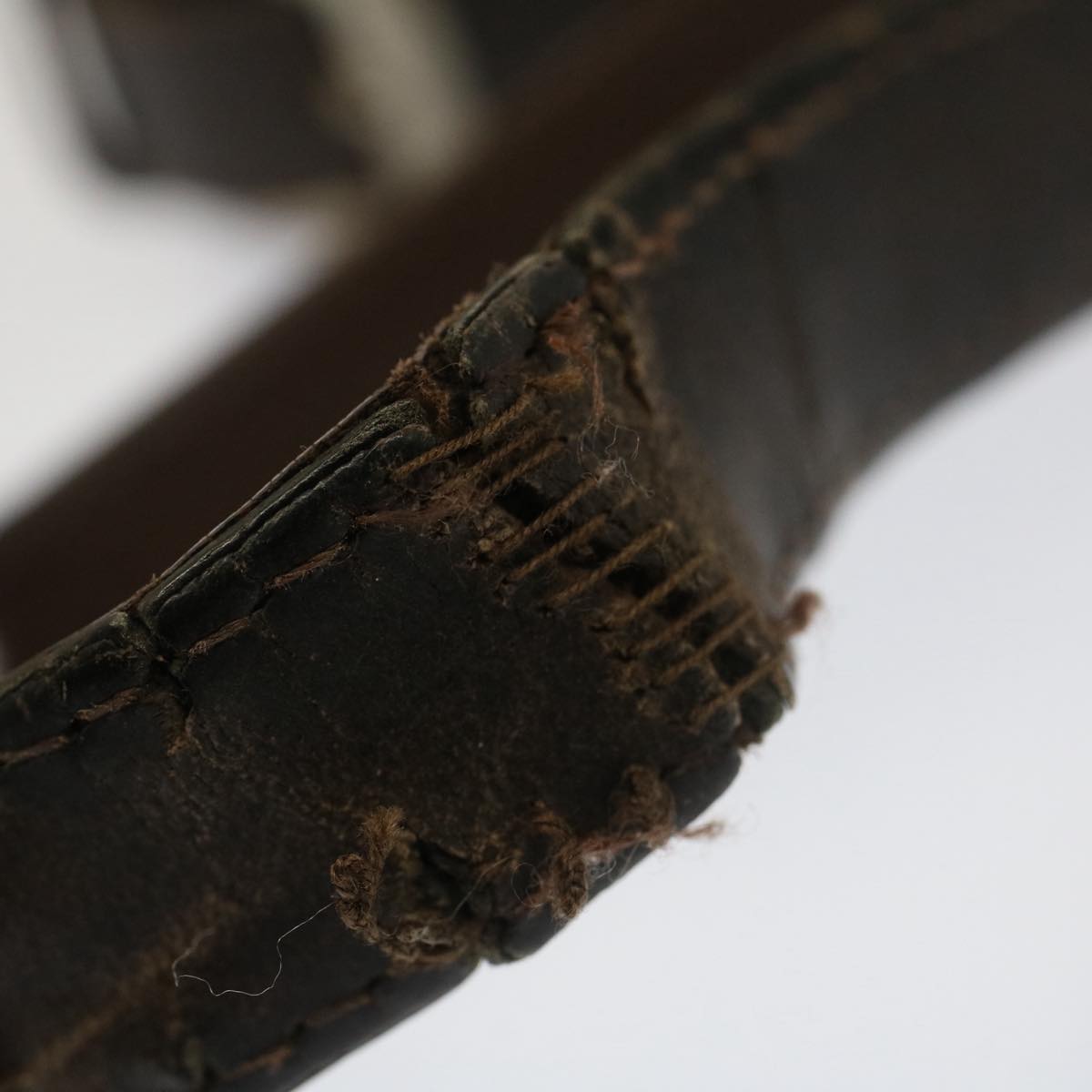 FENDI Zucca Canvas Mamma Baguette Shoulder Bag Black Brownbs7918