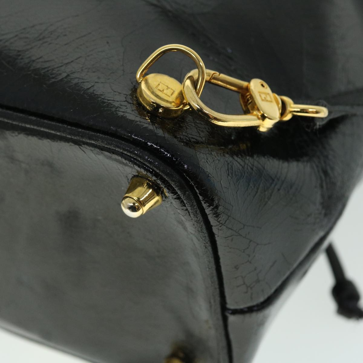 FENDI Backpack Leather Blackbs7930