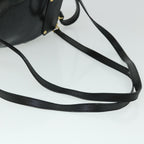 FENDI Backpack Leather Blackbs7930