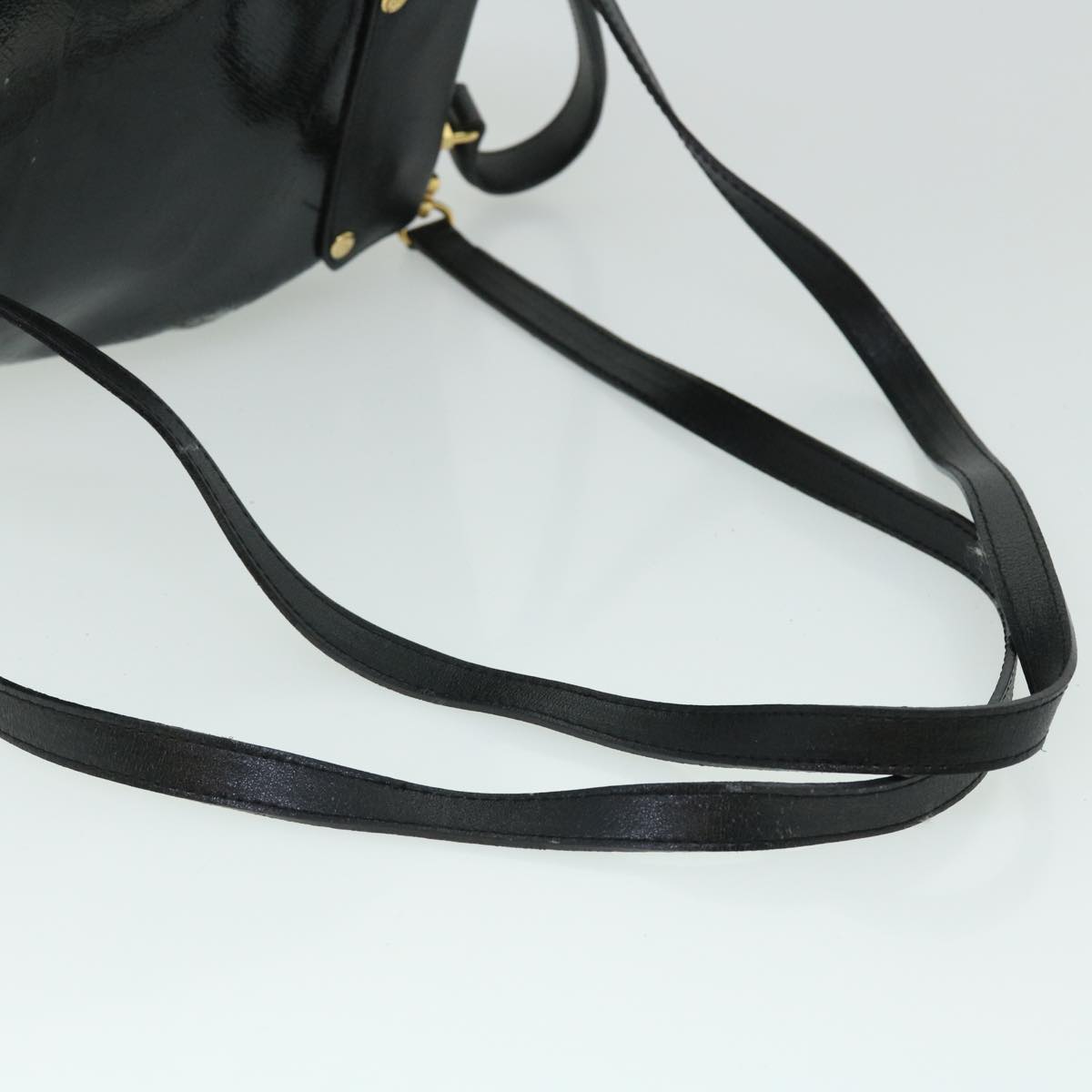 FENDI Backpack Leather Blackbs7930