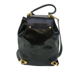 FENDI Backpack Leather Blackbs7930