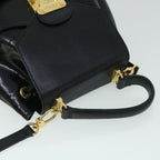 FENDI Backpack Leather Blackbs7930