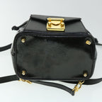 FENDI Backpack Leather Blackbs7930