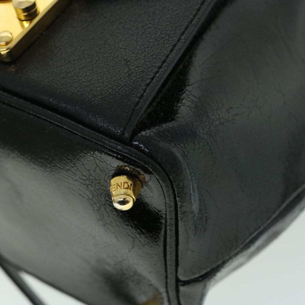 FENDI Backpack Leather Blackbs7930
