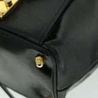 FENDI Backpack Leather Blackbs7930