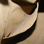 FENDI Zucca Canvas Boston Bag Leather Black Brownbs7951