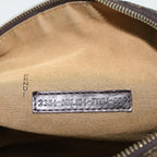 FENDI Zucca Canvas Boston Bag Leather Black Brownbs7951