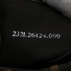 FENDI Zucca Canvas Mamma Baguette Shoulder Bag Black Brownbs7953