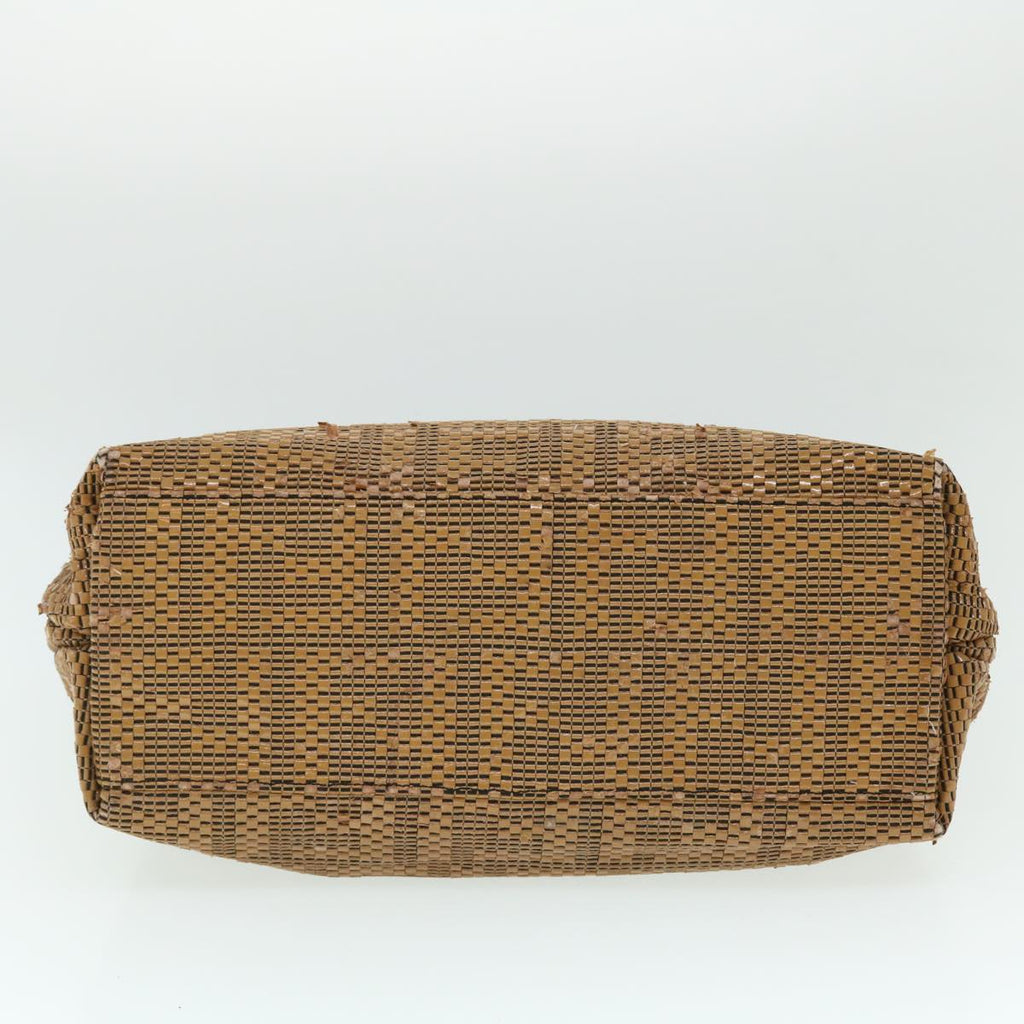 FENDI Mamma Baguette Shoulder Bag Canvas Brownbs8010