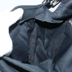 FENDI Mamma Baguette Shoulder Bag Nylon Leather Blackbs8028