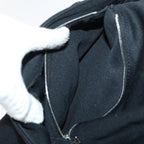 FENDI Mamma Baguette Shoulder Bag Nylon Leather Blackbs8028