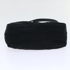 FENDI Mamma Baguette Shoulder Bag Nylon Leather Blackbs8028