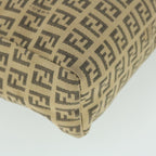 FENDI Zucchino Canvas Hand Bag Beigebs8088