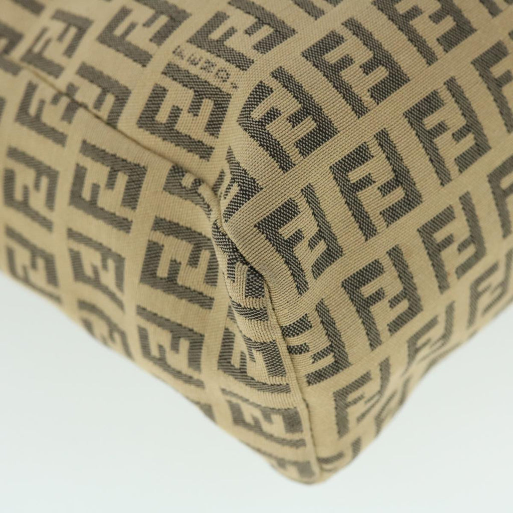 FENDI Zucchino Canvas Hand Bag Beigebs8088