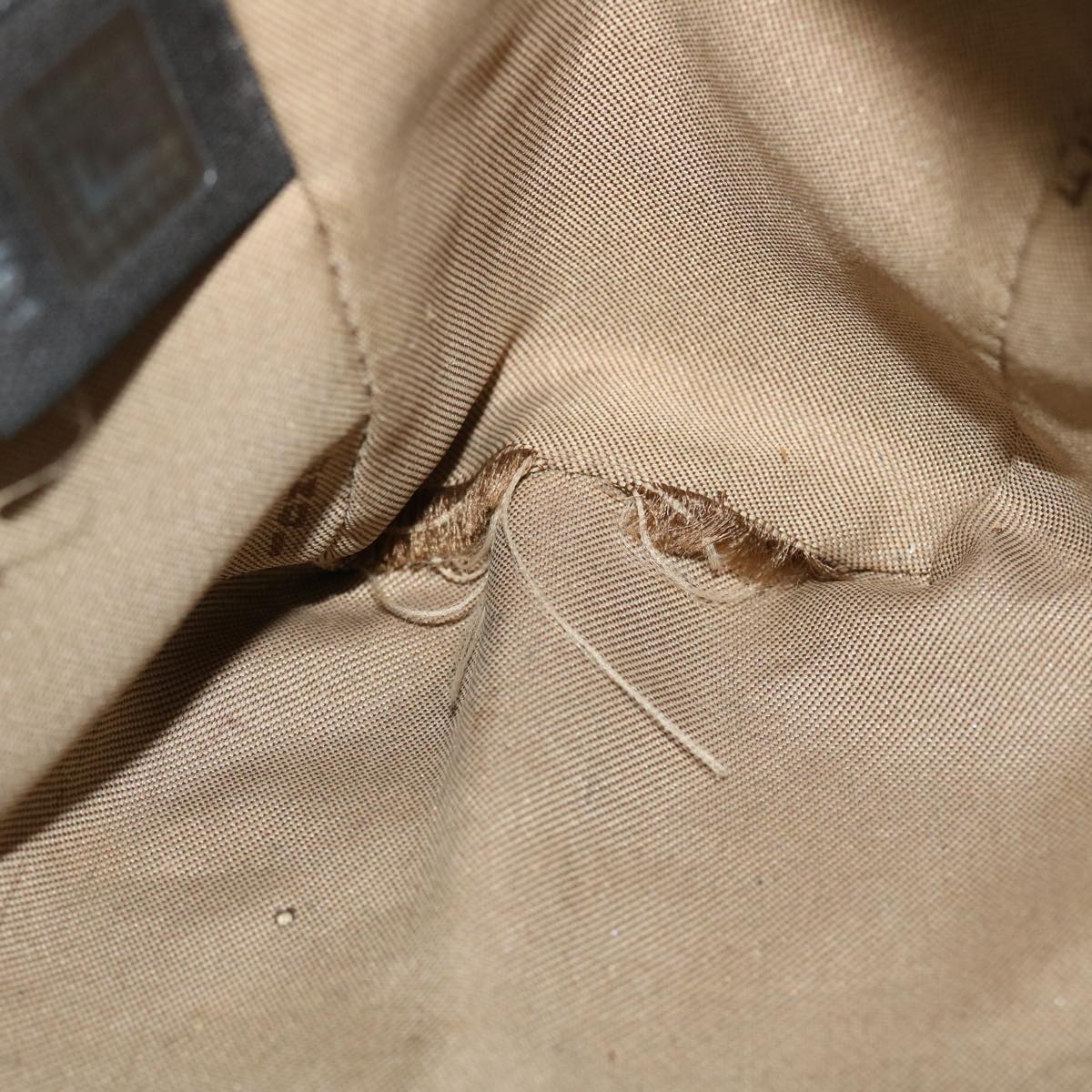 FENDI Zucchino Canvas Hand Bag Beigebs8088